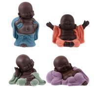 Decorazione da tavolo del Buddha Maitreya dal grande ventre 4 pezzi per