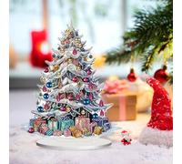 Decorazione da tavolo per albero di Natale, ornamento natalizio per la