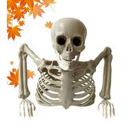 Decorazione Da Terra Con Teschio Di Halloween - Statua Realistica Di Schele | ABS Impermeabile, Riutilizzabile, 9,45 Pollici; Emerge Da Terra, Strisciante Realistica; Per Cortile, Prato, Cimitero