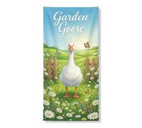 Decorazione decorativa per porta a forma di oca da giardino, fantasiosa scena della natura, decorazione per porta d'ingresso, per interni ed esterni, festival primaverili, forniture per le vacanze, 91