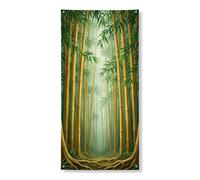 Decorazione decorativa per porta della foresta vegetale, lussureggiante pianta verde, scena della natura, decorazione per porta d'ingresso, per interni ed esterni, da appendere, per festival