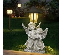 Decorazione decorativa per statua da giardino con luci solari per balcone