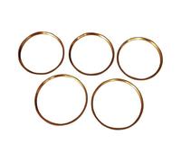 Decorazione Degli Interni 5 Pz Auto Auto Aria Condizionata Vent Uscita Adesivo Manopola Trim Copertura Decorazione Anello Per Mercedes Per Benz AB CLA GLA 180 200 220 260 Dauto Interni Dell'auto(Gold)