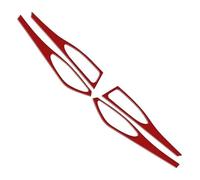 Decorazione Degli Interni Auto Per A&lfa Per Romeo Per Giulia 2017-2019 4 Pezzi Toppa Per Rivestimento Interno Portiera(Rosso)