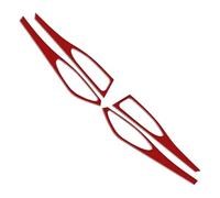 Decorazione Degli Interni Auto Per A&lfa Per Romeo Per Giulia 2017-2019 4 Pezzi Toppa Per Rivestimento Interno Portiera(Rosso)