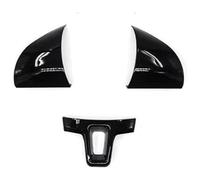 Decorazione Degli Interni Auto Per G&olf 6 MK6 Per p&assat B7 Per CC Per B&ORA Per Polo Per T&iguan Per Caddy Per T&OURAN Coprivolante Per Auto Rivestimento Protettivo(Black B 3pcs)