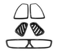Decorazione Degli Interni Auto Per Hyundai Per Tucson 2019 Modanatura Decorativa Per Cornice Bocchetta Aria Cruscotto Anteriore Fibra Carbonio ABS(Shape E)