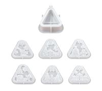 Decorazione del candeliere del silicone della muffa del candeliere della | Stampo decorativo natalizio per festa del Ringraziamento, compleanno, giorno della settimana, ufficio, casa, scuola