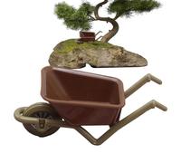 Decorazione del carrello in miniatura - Giocattolo del carrello in miniatura | Carrello in miniatura e modello di mini vagone di emulazione del micropaesaggio | Accessori giocattolo della fattoria
