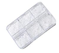 Decorazione del chiodo tridimensionale mezze perle rotonde perline strumento di decorazione e prodotti varie dimensioni retro piatto dimensioni miste per la creazione di gioielli che fanno metà