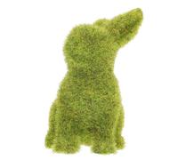 Decorazione del coniglietto del coniglietto del muschio di Pasqua statua del