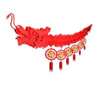 Decorazione del Drago Cinese, Decorazione da Appendere Drago di Capodanno 3D Rosso 3D 2024 per Decorazioni per Feste in Casa di Capodanno Lunare di Primavera (1 Pezzo)