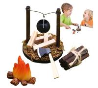 Decorazione del falò della casa delle bambole, casa delle bambole in miniatura per falò del fuoco,Mobili in miniatura giocattolo per falò | Gioco di simulazione, mobili per casa delle bambole