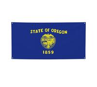 Decorazione del partito della stampa della bandiera dello stato dell'Oregon,Le migliori bandiere banner per eventi,Disegni innovativi per forniture per feste di compleanno