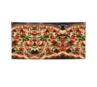 Decorazione del partito di stampa di peperoni pizza 3d,Migliori bandiere Banner per eventi,Disegni innovativi per forniture per feste di compleanno