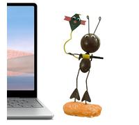 Decorazione del patio delle formiche in metallo, Carine sculture da parete all'aperto di formiche, Colorate sculture artistiche da giardino all'aperto, decorazione capricciosa del giardino, statua