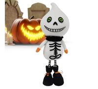 Decorazione della bambola inquietante: fantasma di peluche di Halloween, bambola decorativa di Halloween | Decorazione di Halloween zombie di gatto scuro, accento di festa di Halloween morbido peluche