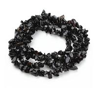 Decorazione della casa 5-8mm Irregolare Agata Nera Perforata Ghiaia Braccialetto Fai da te Perline Accessori Gioielli 1pc semi-Finiti Perline Pieno di Texture