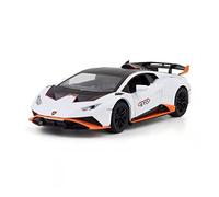 Decorazione Della Casa Bambini Del Giocattolo Del Modello Automobile Altamente Simulata Dell'automobile Nuova Zecca 1 24 Macchinine Mini Auto(White)