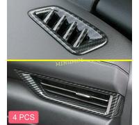 Decorazione della copertura dell'autoadesivo della presa d'aria del cruscotto interno in fibra di carbonio LHD per gli accessori Nissan Sentra 2020-2025