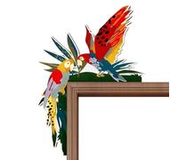 Decorazione della cornice della porta, decorazione della parte superiore della porta,Topper per porta ' dipinto a mano - Telaio della porta in legno, decorazione d'angolo della