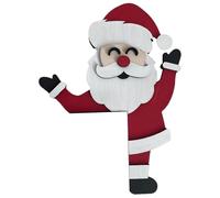 Decorazione Della Cornice Della Porta Di Natale Con Figure In Legno Retro Dipinti A Mano, Design Dettagliato Con Alce E Albero Di Babbo Natale Per Una Festive Festive Fissaggio Della Porta Creativa