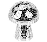Decorazione Della Della Discoteca Del Fungo, Glitter Decorative Decoration Palla da Discoteca a Fungo Per Feste Discoteca A Specchio A Forma, per Decorazioni Domestiche,Festa,Bar 15 cm * 12 cm