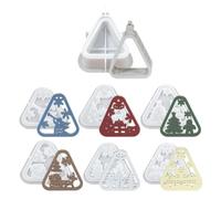 Decorazione della lanterna del silicone della muffa del candeliere del | Stampo portacandele natalizio per festa del Ringraziamento, festa di compleanno, ufficio, casa, scrivania, giorno feriale