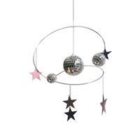 Decorazione della palla da discoteca - Acchiappasole fatto a mano, con sfera da discoteca e stelle riflettenti | Cattura per la riflessione a casa sul balcone