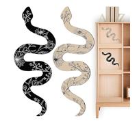 Decorazione della parete del serpente in legno, decorazioni murali di serpente per camera da letto,Ornamento della scultura del serpente gotico | Wood Witchy Bohemia Animal Ornamento bizzarro per il