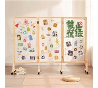 Decorazione della parete divisoria in legno, espositore da parete in legno, espositore mobile per soggiorno, partizione schermo privacy della stanza, divisori per stanze da appendere (3 pezzi, 50 x