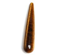 decorazione della stanza 11 cm quarzo naturale bacchetta cristallo occhio di tigre punto massaggio viso corpo esercizio strumento rullo bastone amore pietra regalo sano