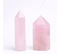 decorazione della stanza 1pc 200g-1000g quarzo rosa naturale torre bacchetta punto pietra di cristallo regalo for la decorazione bel cristallo (Color : 1pc 860g-940g)