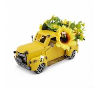 Decorazione della tavola del girasole nel design del camion del metallo per portare l'estate al chiuso