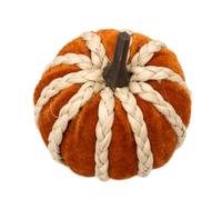 Decorazione della tavola della zucca, ornamento di verdure autunnali del | La forma realistica a zucca aggiunge fascino autunnale a tavoli e mensole, velluto e tessuto non tessuto creano un look