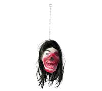 Decorazione della testa dell'orrore: realistico di Halloween, accessorio di parte del corpo sanguinoso, scultura infestata raccapricciante | Mostra di decorazioni spaventose per stanza di fuga, casa