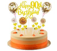 Decorazione della torta 90esimo compleanno decorazione cake topper 90 decorazione della torta 90esimo compleanno uomo buon compleanno 90 decorazione della torta 90 anni donna uomo decorazione della to