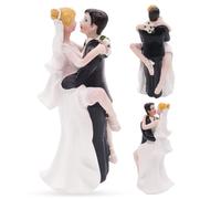 Decorazione Della Torta di Nozze,Sposo Sposa Bacio,PLNVNVP Può Essere Utilizzato per la Decorazione Della Torta,Arredamento Della Scena di Nozze