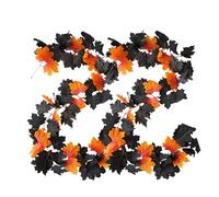 Decorazione della vite autunnale - Garland foglia autunnale, rattan imitazione realistica | Gancio da parete per finestra ornamento mensola del , uso interno esterno per scala