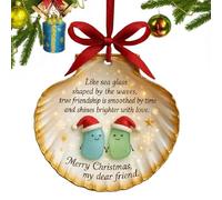 Decorazione dell'amicizia - Bicchiere di mare ispirato alla costa, decorazione dell'amicizia in vetro di mare, decorazione per la casa, feste, vacanze, inverno, stagione, decorazione per il soggiorno