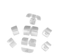 decorazione dell'auto Compatibile Con Benz Per B C E GLS GLC GLB GLE GLK 13 Pezzi Pulsanti Di Sollevamento Per Finestrini Auto Paillettes Decorazione Decalcomanie