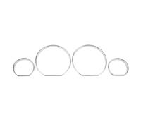 decorazione dell'auto Compatibile Con BMW Per E46 1Set Cornice Decorazione Cruscotto Accessori Cerchio Contachilometri Auto Copertura Styling Anello Quadrante