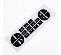 decorazione dell'auto Compatibile Con Chevy Per Suburban 1500 2500 2007-2014 1 Pz Kit Riparazione Adesivi Pannello Controllo Clima Cruscotto Dell'auto AC Con 19 Tasti