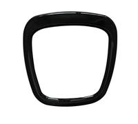 decorazione dell'auto Per A4 B6 B7 2003 2004 2005 2007 2008 Per B8 2009 2011 2012 Pannello Centrale Del Volante Automatico Cornice Con Logo Cerchio Decorativo(Black2)