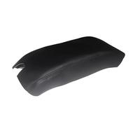 Decorazione Dell'autoadesivo Interno Della Copertura Della Scatola Della Console Del Bracciolo Centrale Dell'auto In Pelle Per F150 2009-2014 Copertura consolle(Nero)