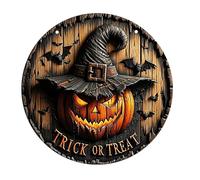 Decorazione delle porte di Halloween in legno, motivano in legno Ornamento del segno appeso a piastre, perfetto per decori stagionali per la casa, decori del portico per la fattoria style5