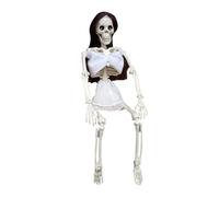 Decorazione dello scheletro, decorazioni dello scheletro di Halloween | Scheletro 'orrore dai capelli colorati, decorativi per la decorazione di interni ed esterni della casa infestata