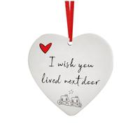 Decorazione di amicizia a cuore - Bomboniera acrilica per migliore amica, sorella & Esseri cari | Regalo sentimentale per compleanno, Natale, laurea e occasioni speciali