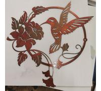 Decorazione di arte della statua della parete dell'uccello che appende per