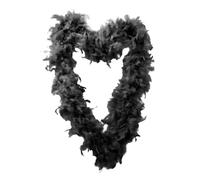 Decorazione di Boas Soffici - Ghirlanda decorativa, Boa in piume rosa, accessori per costume da Boas in piume colorate, boa di piume colorate, boa di piume, per donna di 6,6 piedi, Nero , Se référer